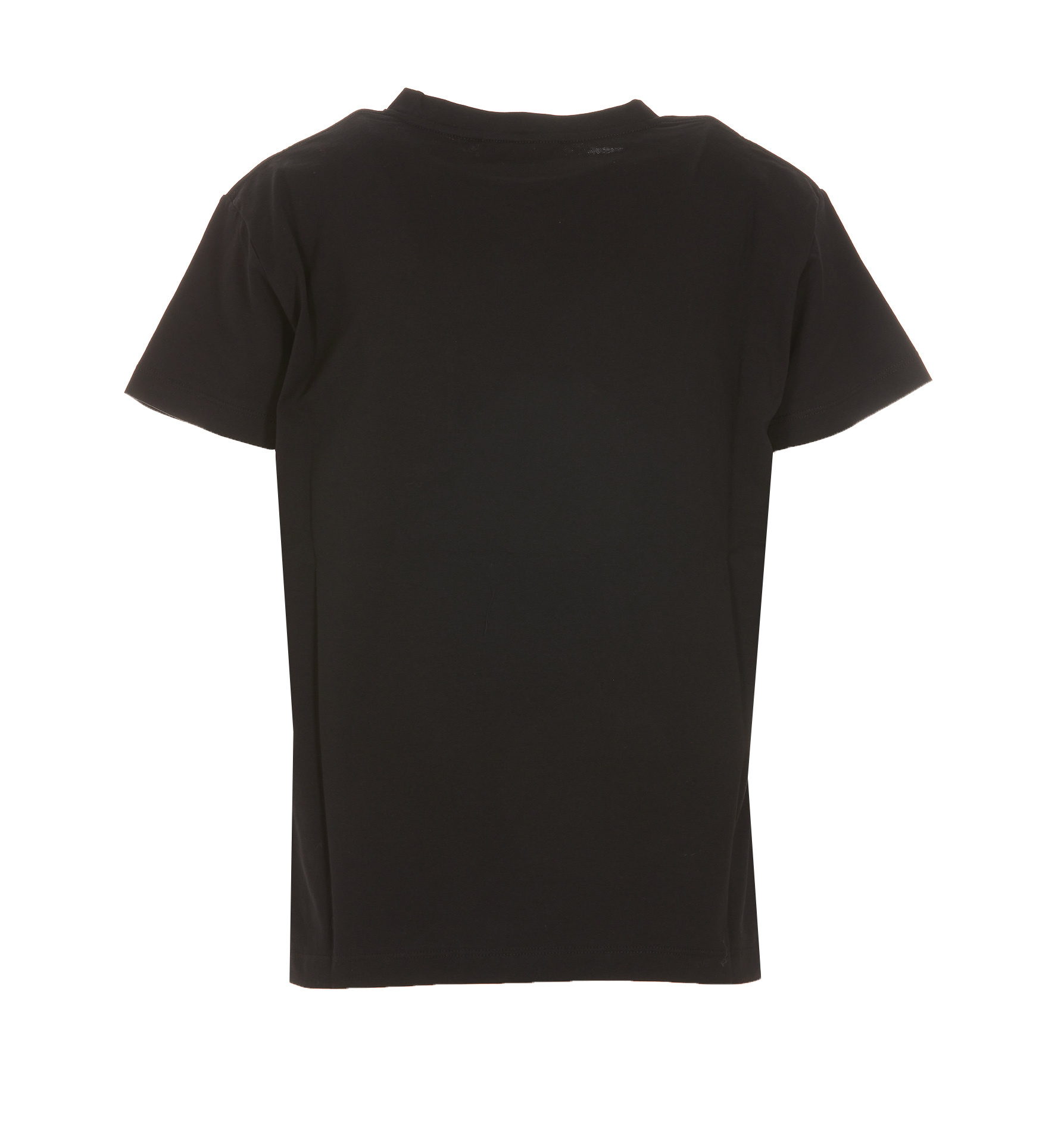 Fabiana Filippi Short-sleeved Crewneck T-shirt In Black