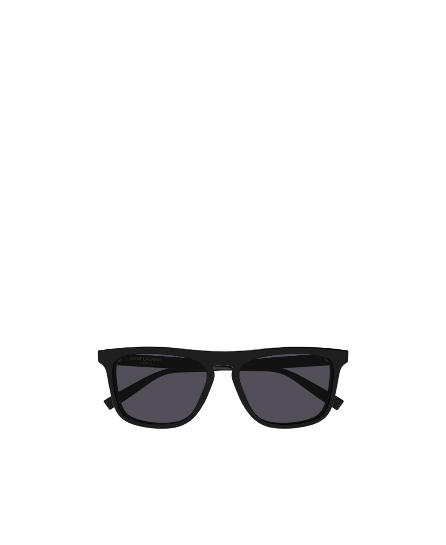 Saint Laurent Rectangle-frame Sunglasses In Black