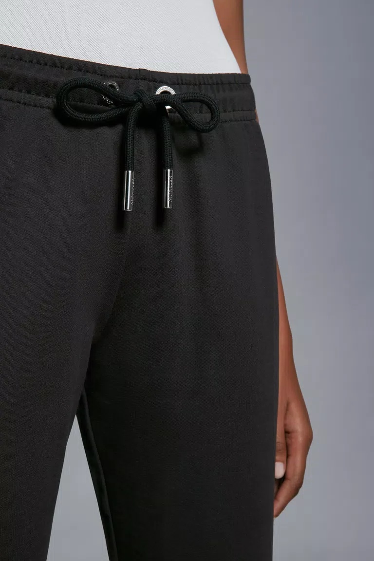 MONCLER LOGO PATCH TRACKPANTS 