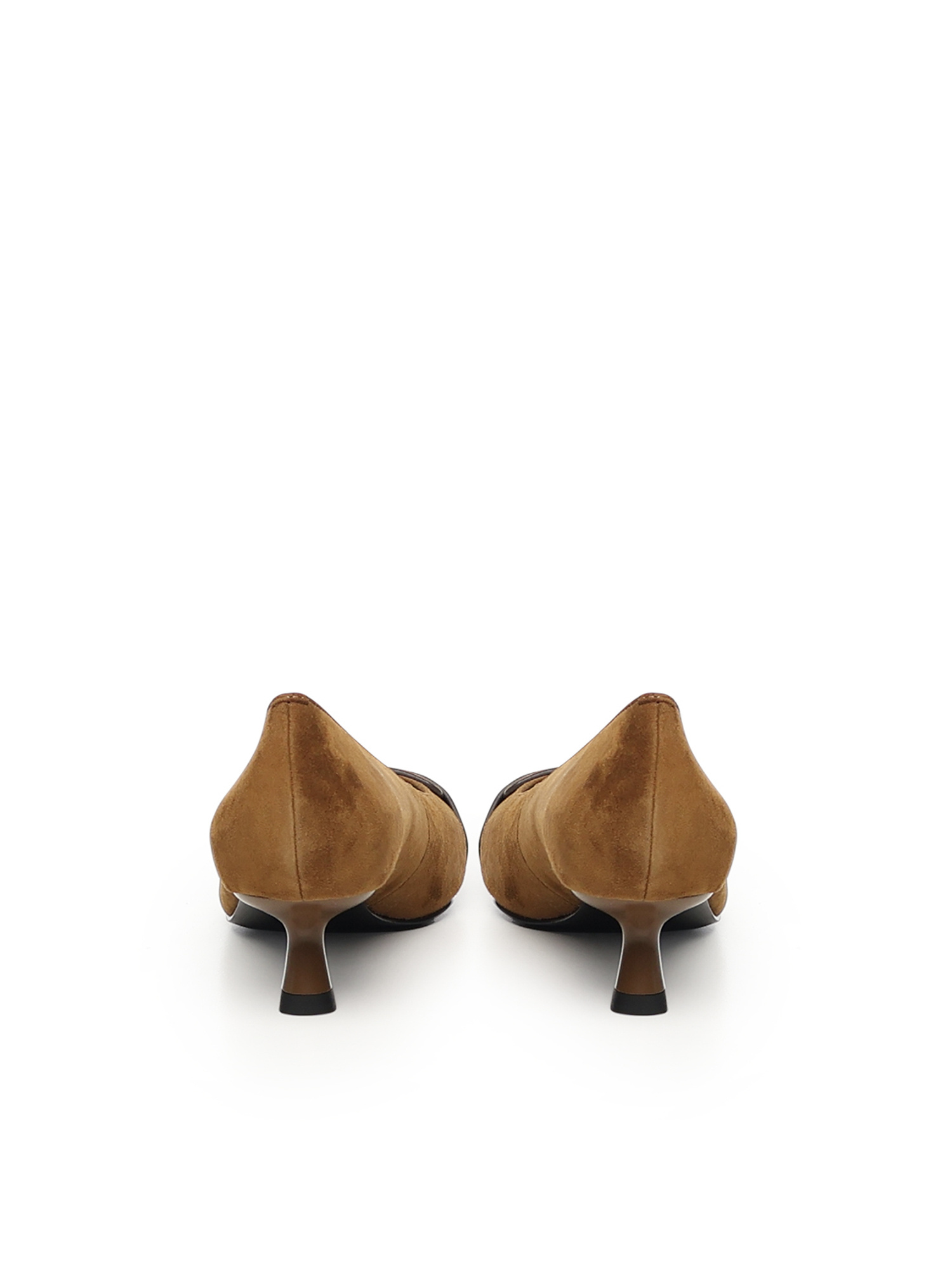 Bibi Lou Suede High Heels In Brown