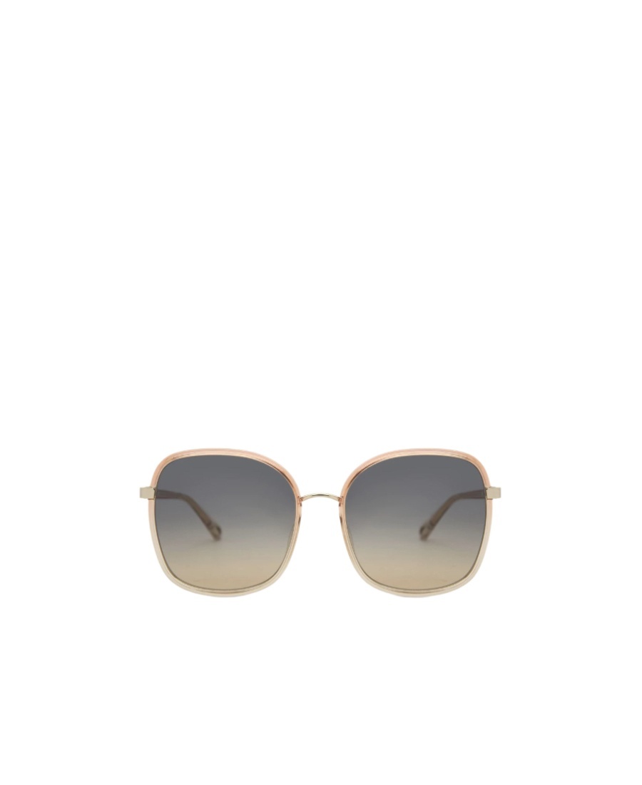 Chloé Franky Square Frame Sunglasses In Gray