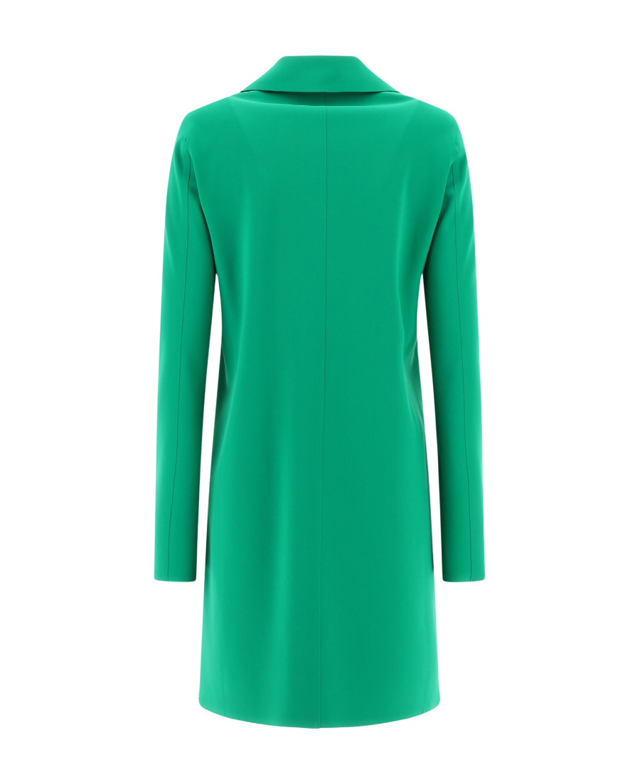 Herno Stretch Techno Jersey Trench Coat In Green