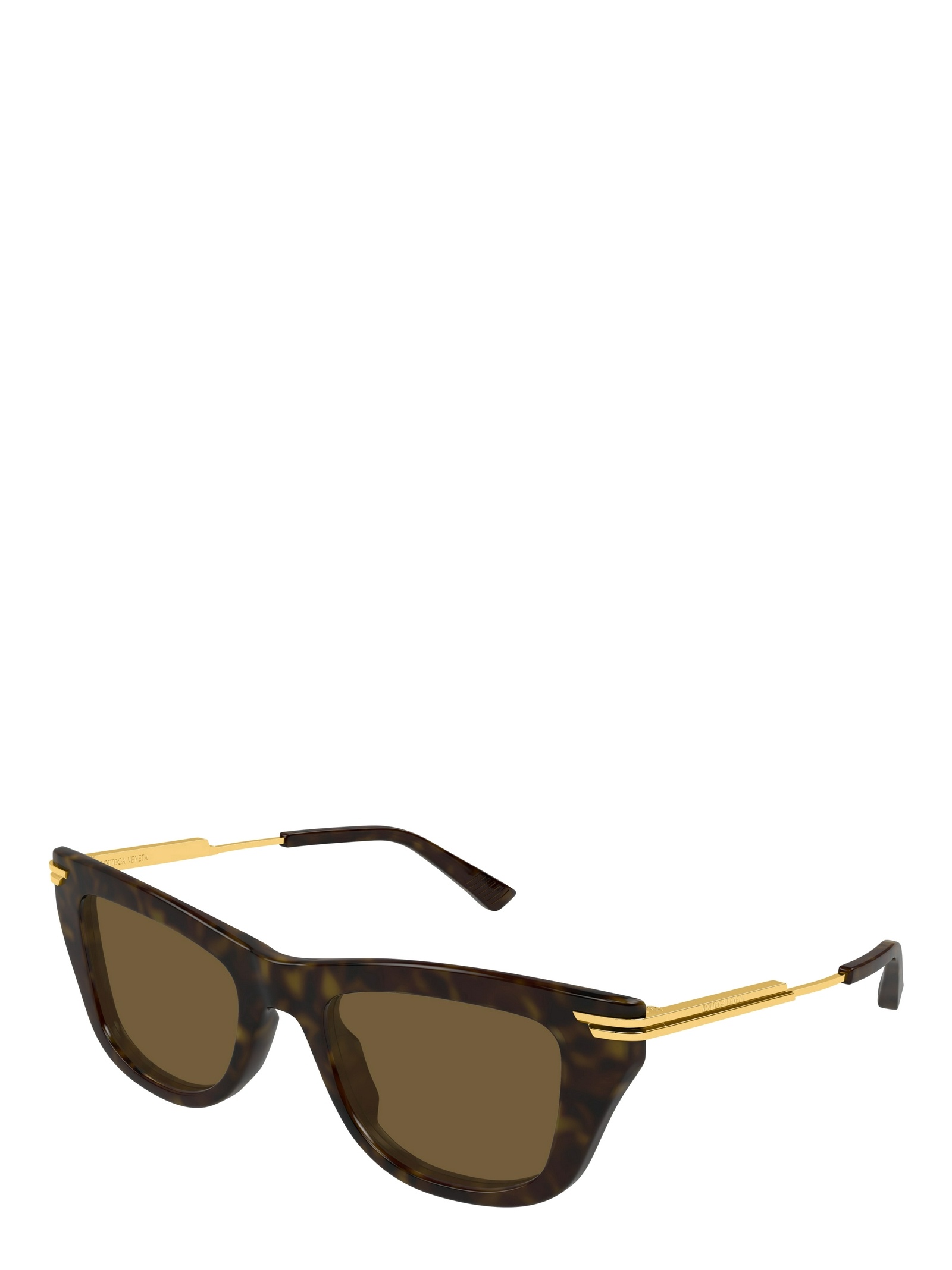 Bottega Veneta Eyewear Cat-eye Frame Sunglasses In Green