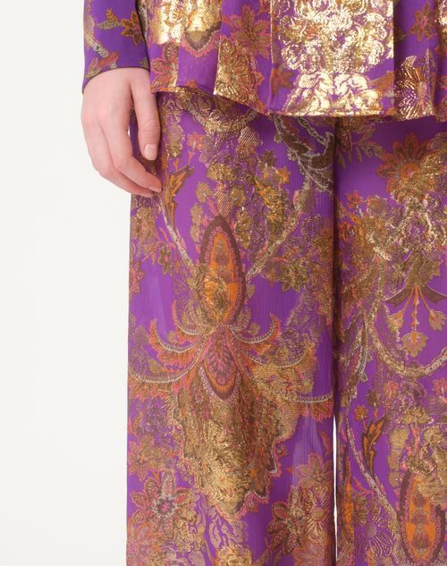 Valentino Apres L'hiver Fil-coupe Trousers In Nude