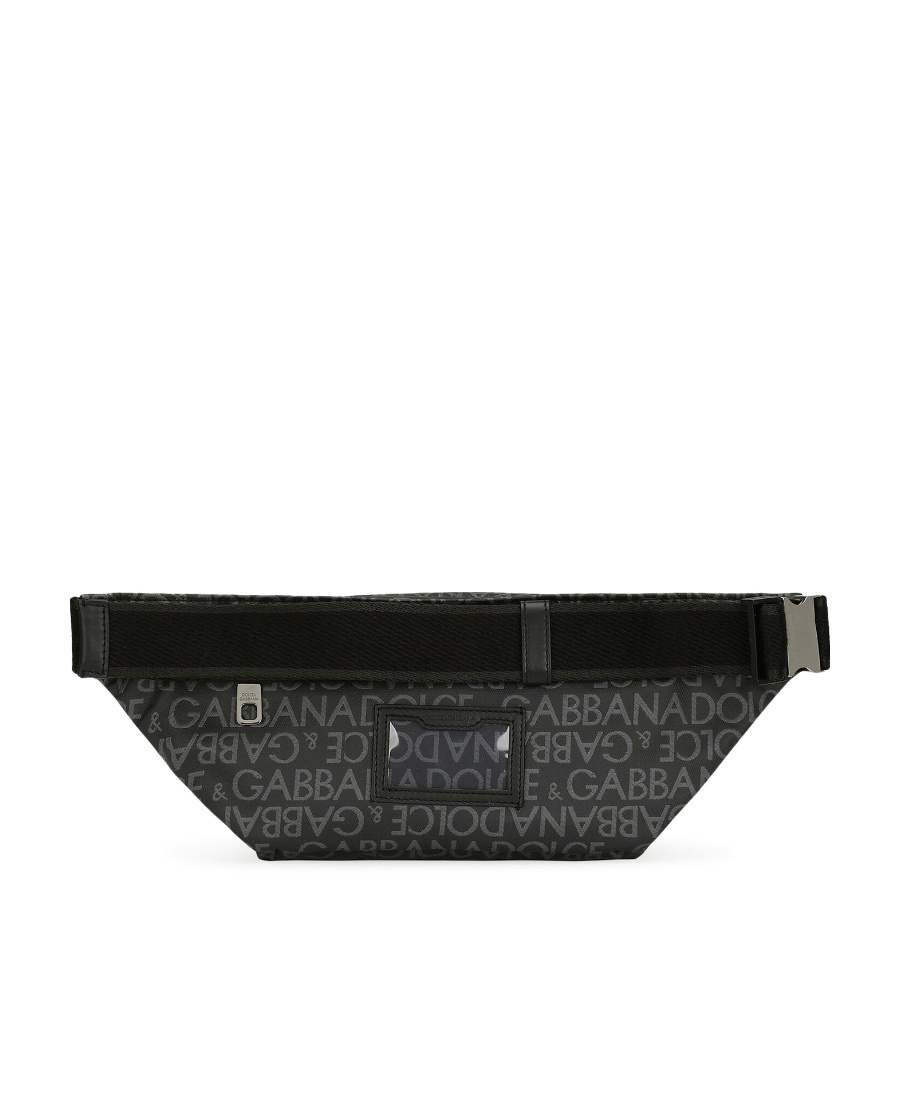 Dolce & Gabbana Logo-print Belt Bag In Black