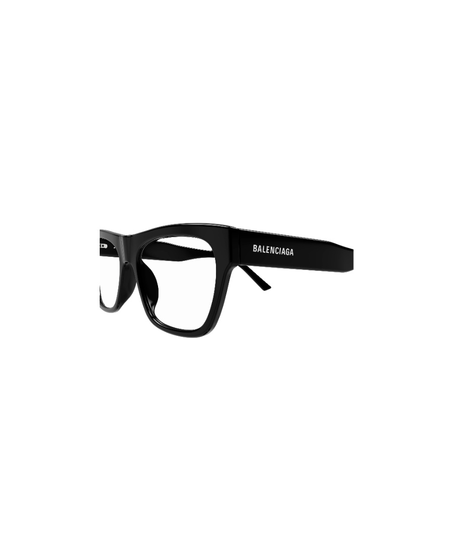 Balenciaga Bb0308o Rectangle-frame Glasses In Black