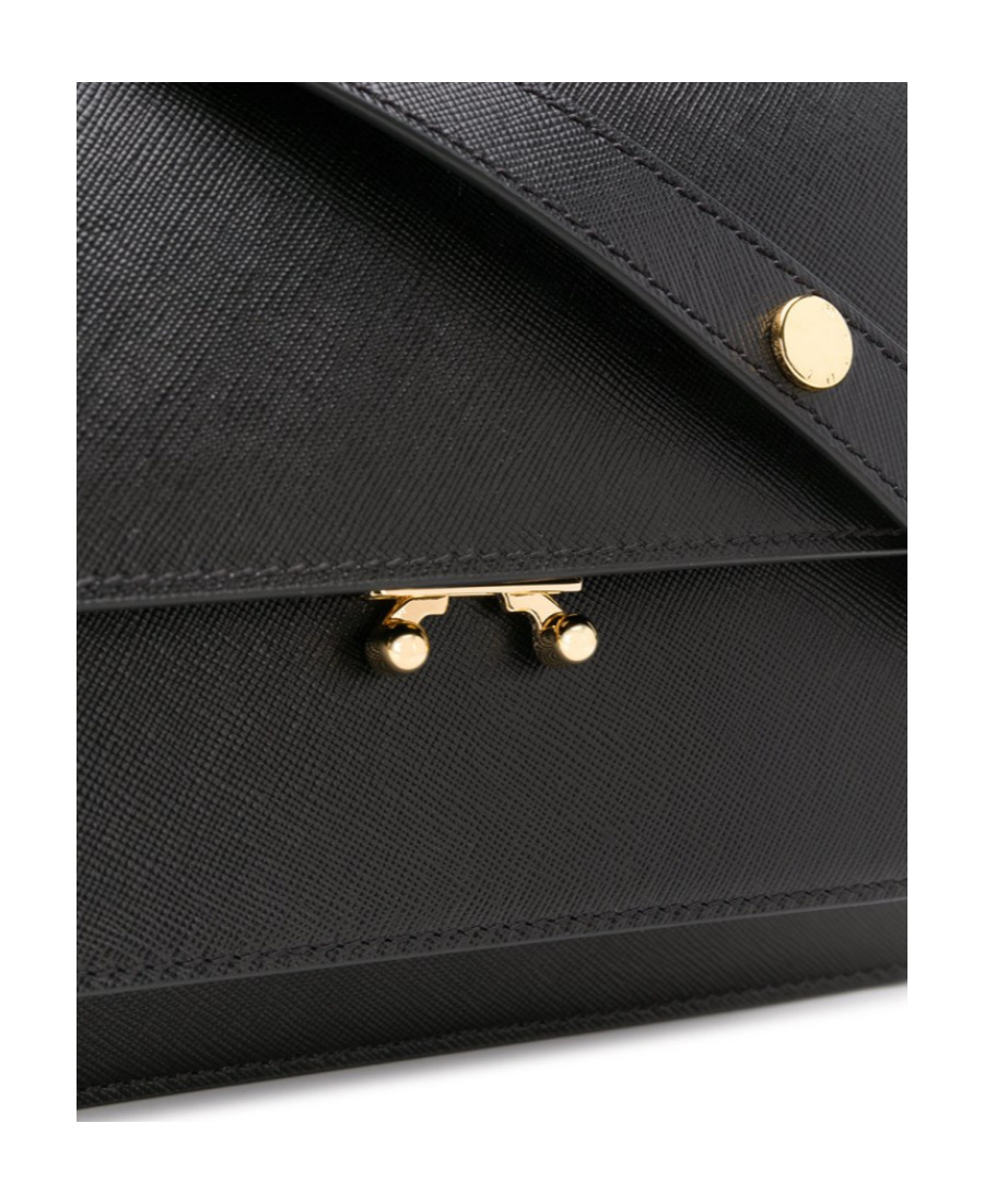 Marni Trunk Shoulder Bag In Black