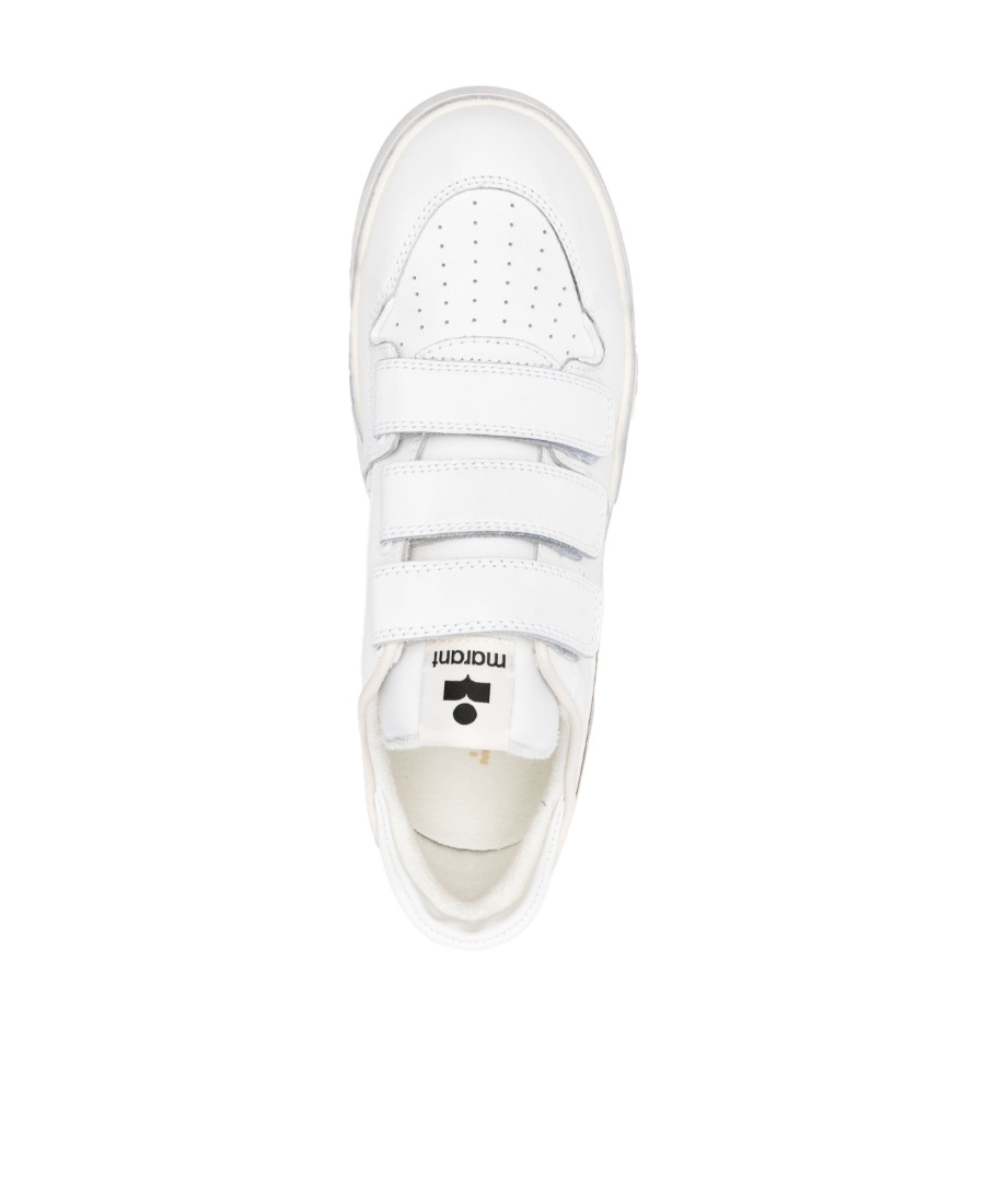 Isabel Marant Round Head Low Upper Board Shoes In White