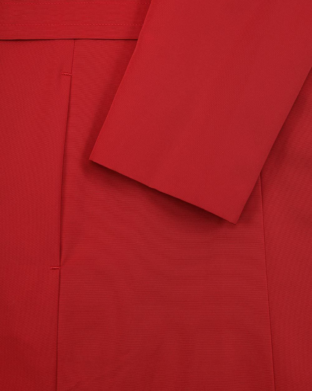 Max Mara Double-breasted Belt Coat In Red