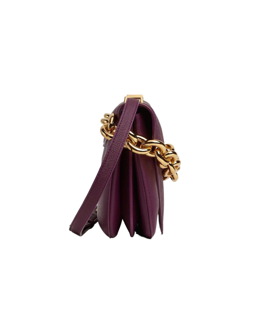 Bottega Veneta Mount Chain-strap Shoulder Bag In Purple