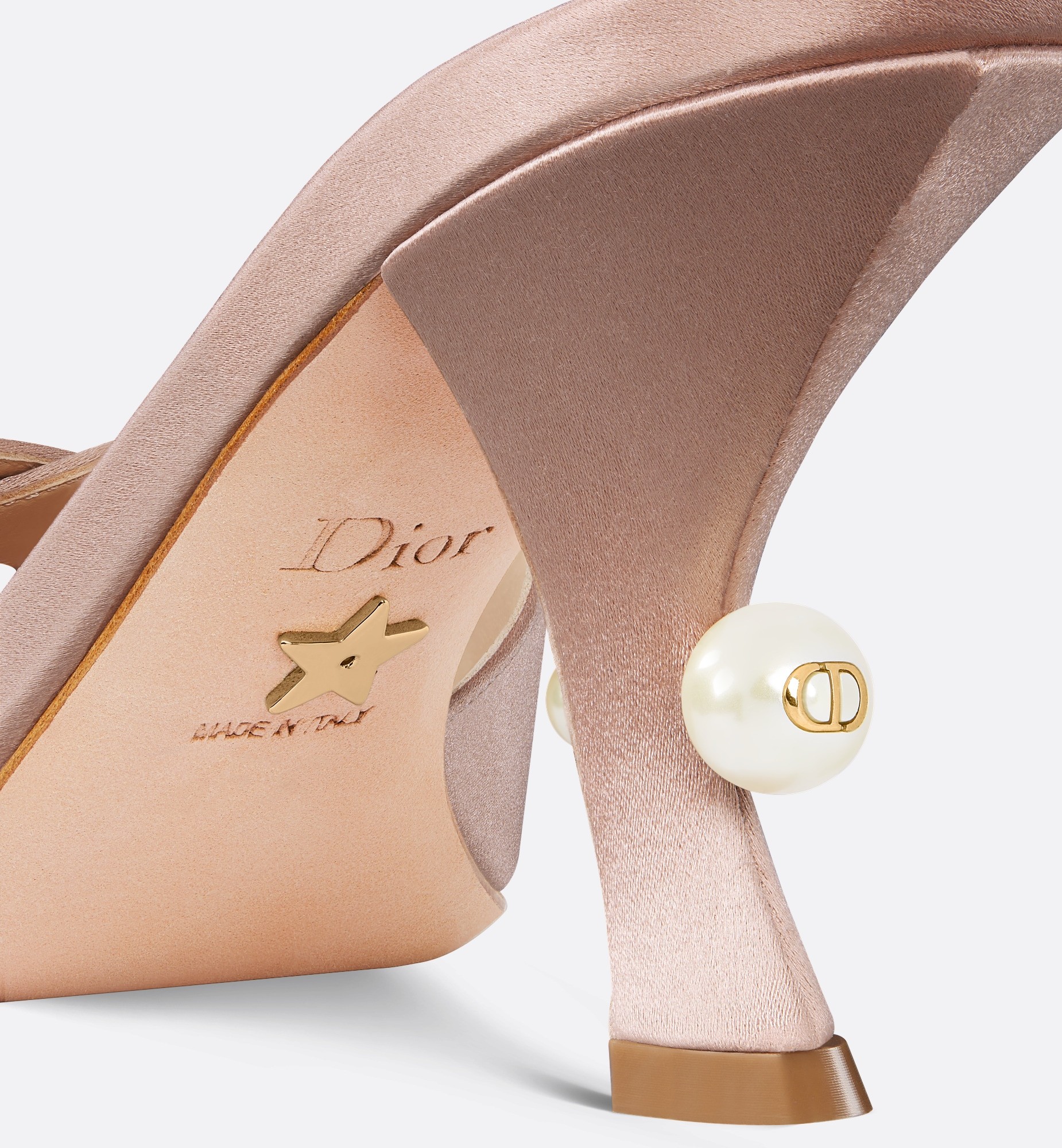 Dior Tribales Open-toed Heels Sandals In Nude