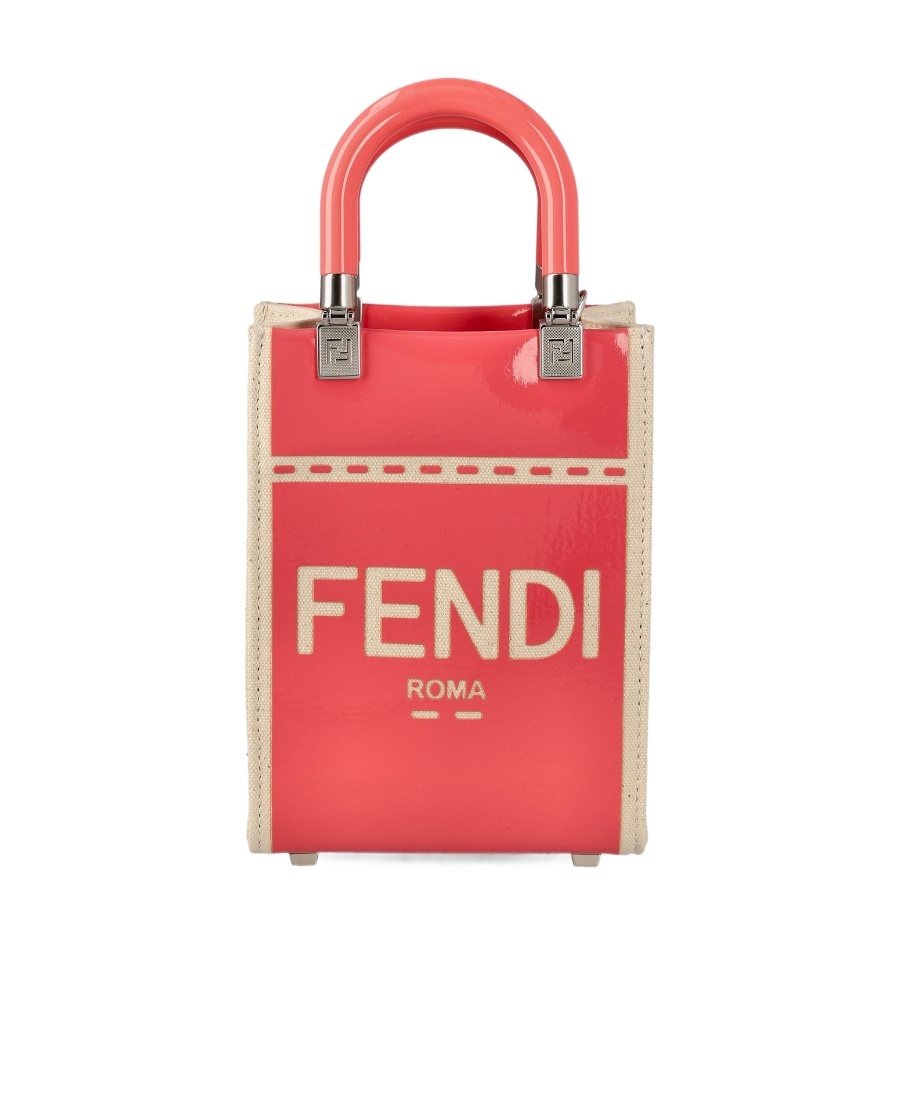 FENDI LOGO-PRINT SHOULDER BAG
