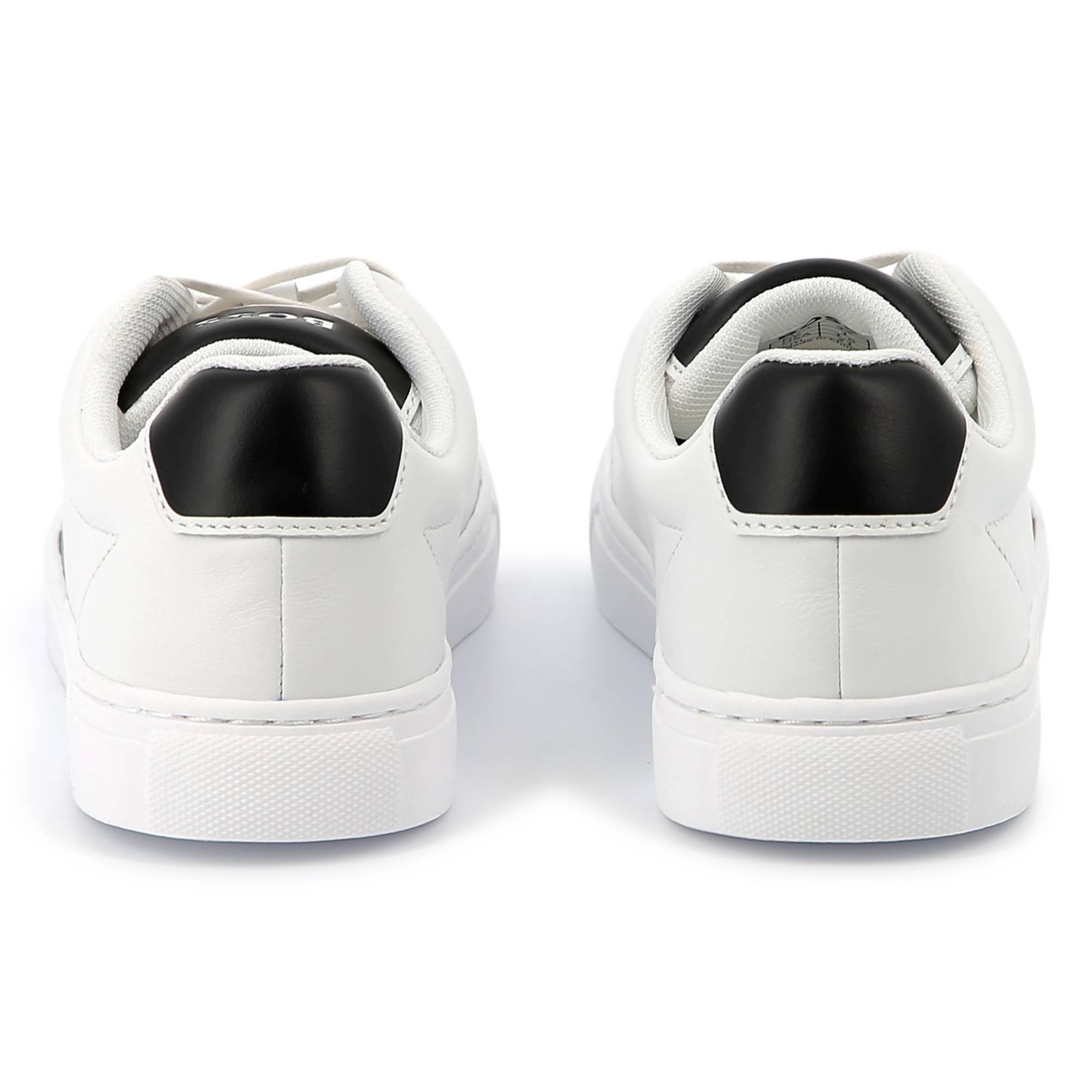 HUGO BOSS LOGO-EMBOSSED SNEAKERS