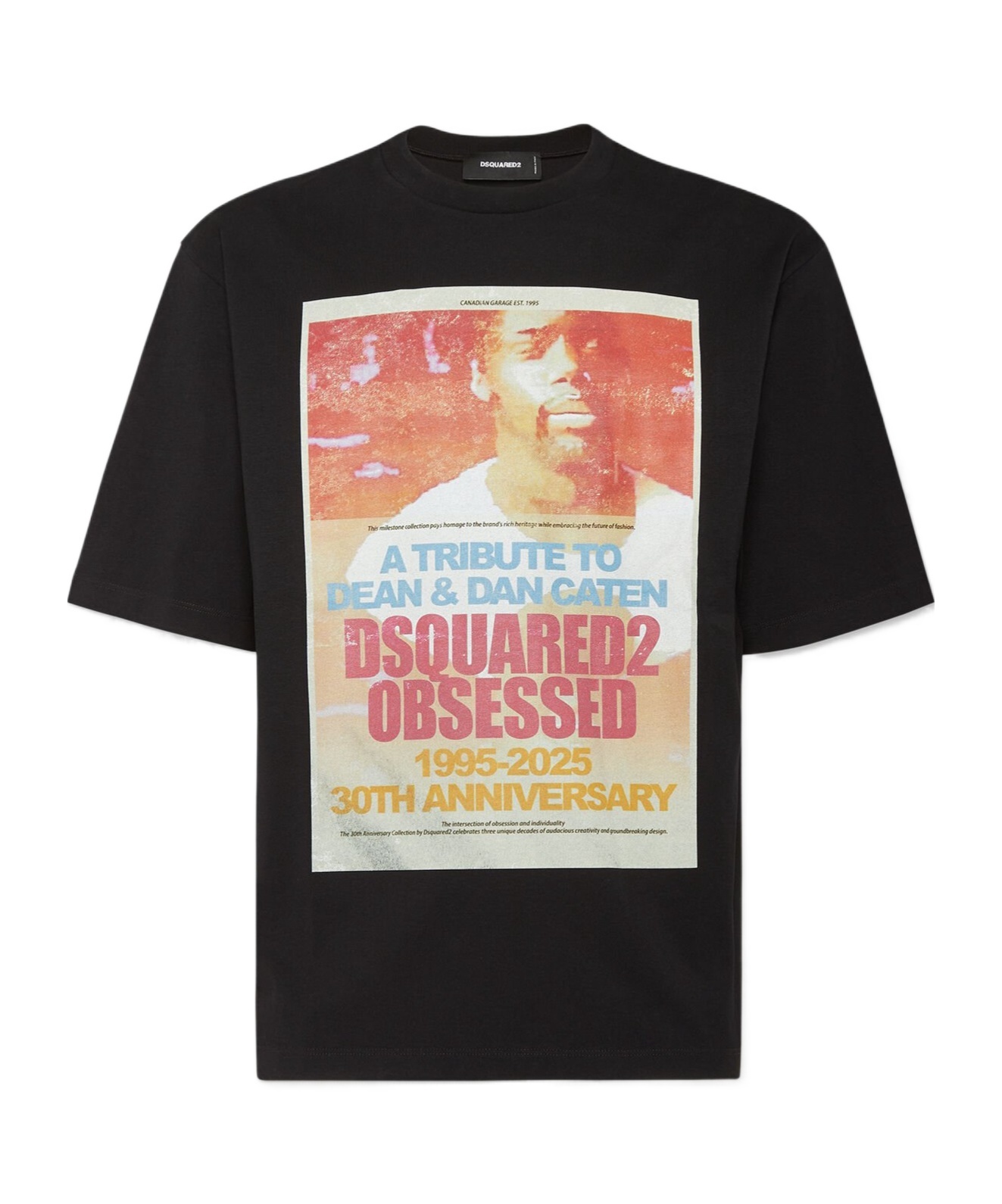 Dsquared2 Graphic-print T-shirt In Black
