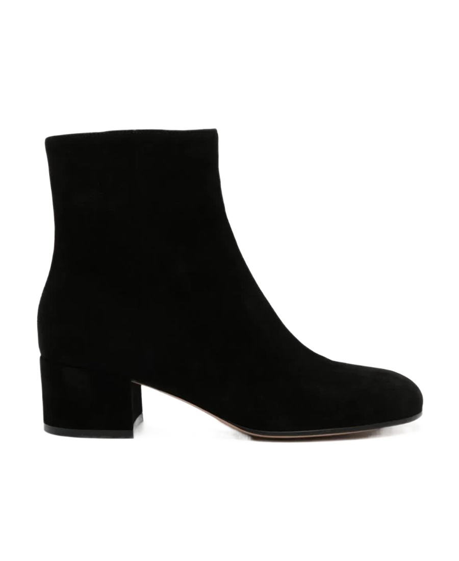 Gianvito Rossi Woman Ankle Boots Black Size 7 Leather In Black