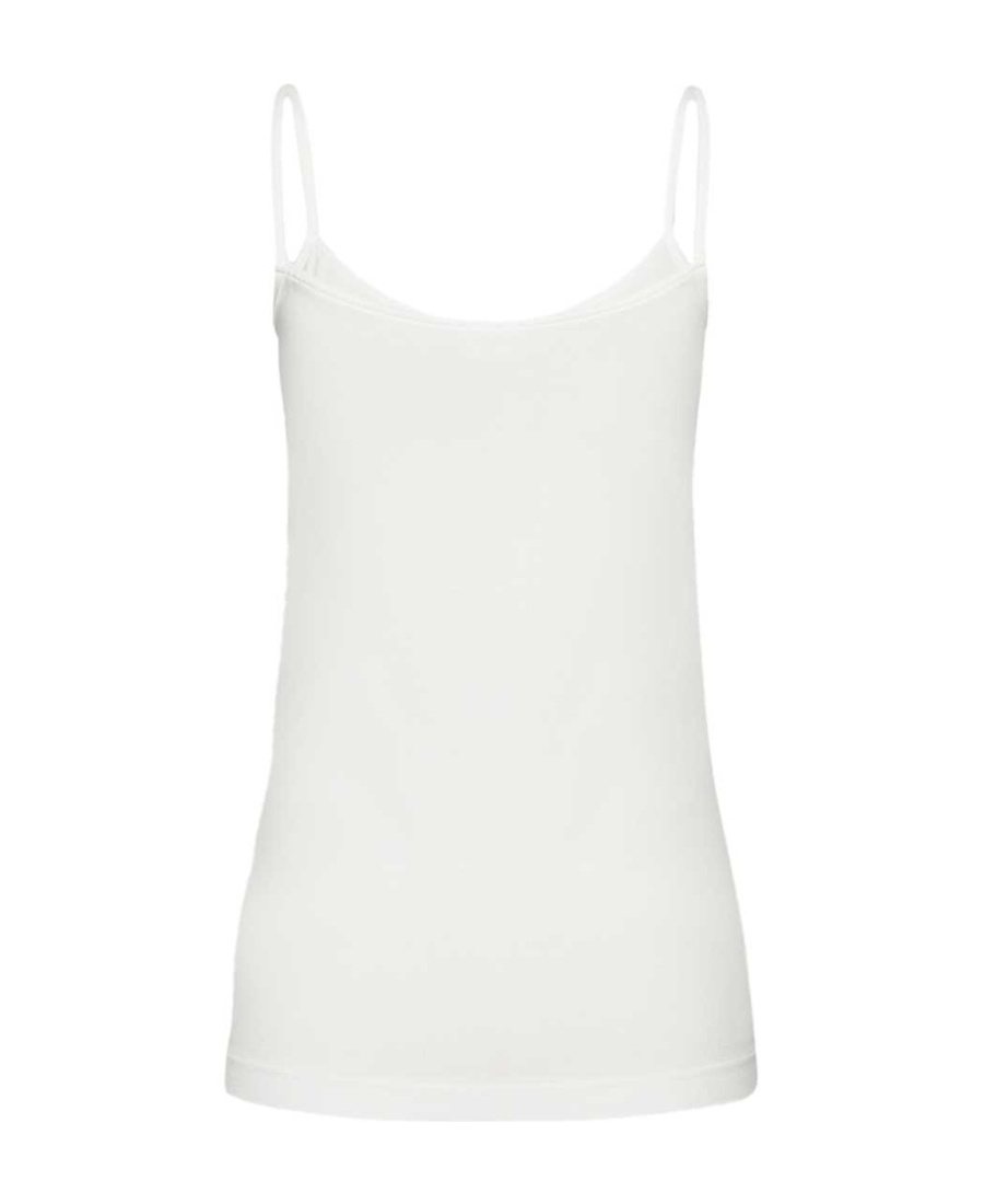 Wolford Aurora Hawaii White Jersey Camisole Top In White