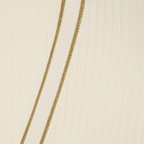 Gucci Incrocio Gg Ribbed-knit Cardigan In Nude