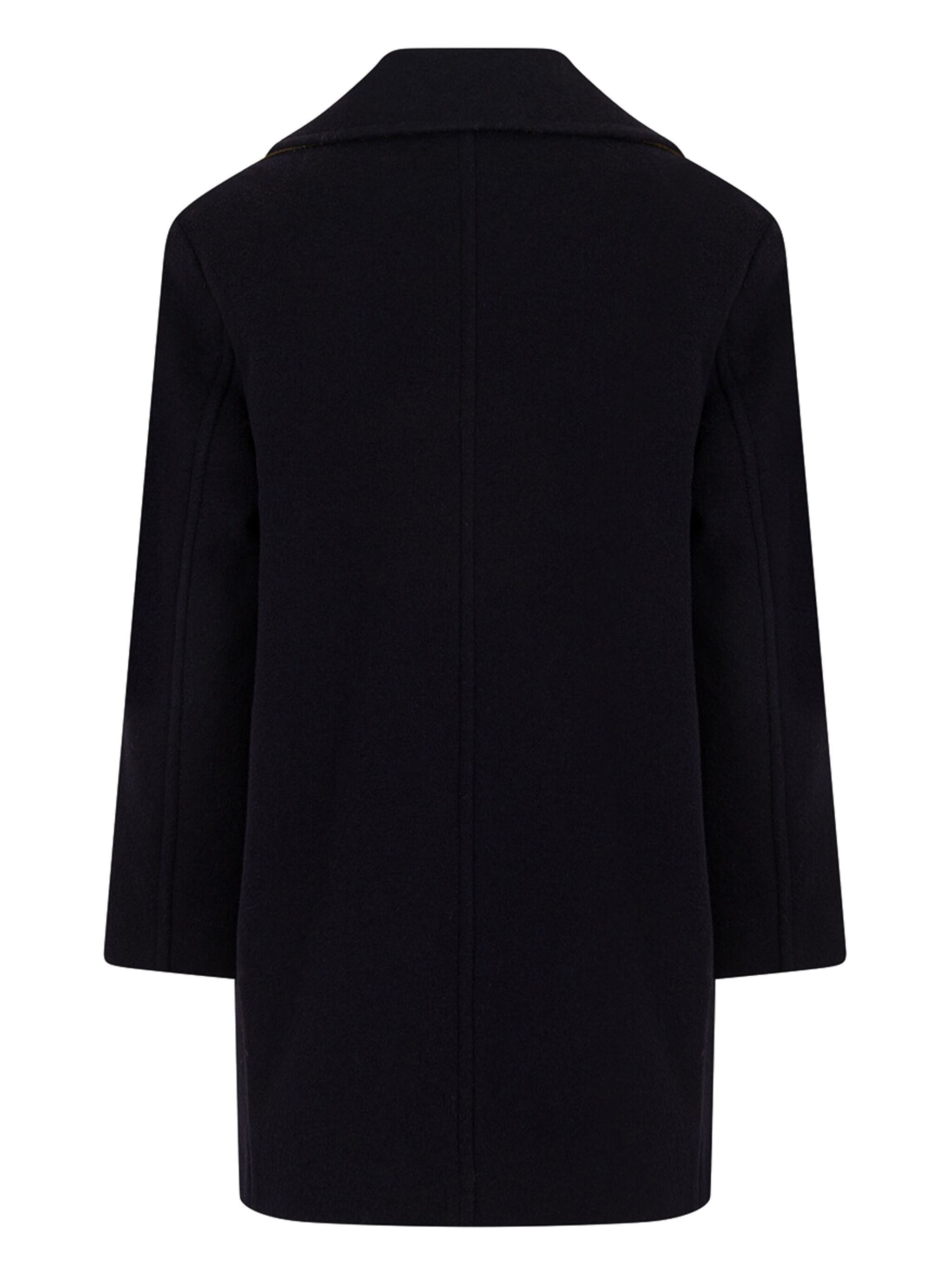 Etro Pegaso Coat In Black