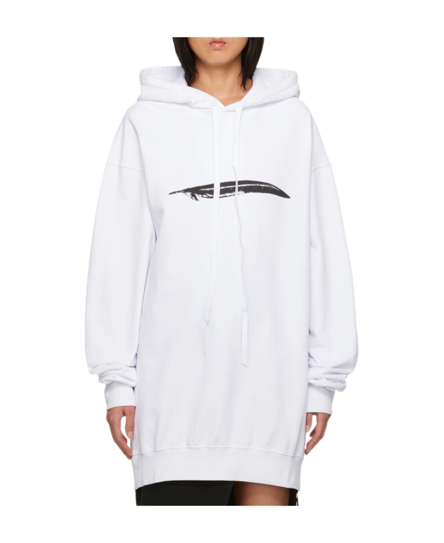 Ann Demeulemeester Long-sleeved Sweater In White
