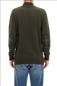 Barbour Long-sleeved Sweater In Green