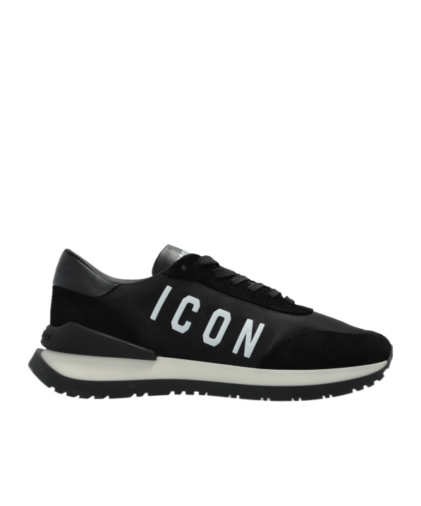 Dsquared2 Icon Running Sneakers In Black
