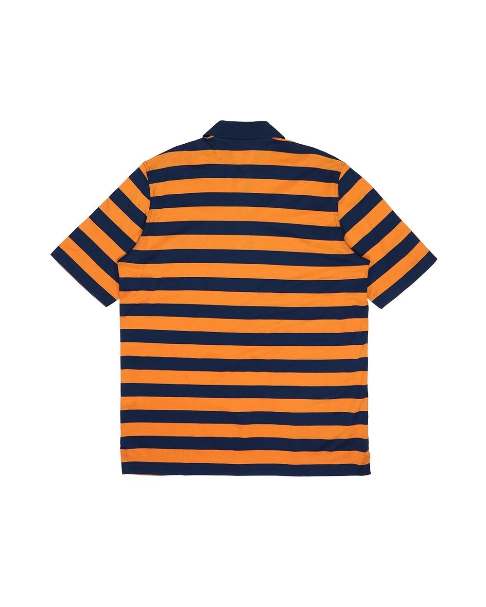 Paul & Shark Striped Polo Shirt In Orange