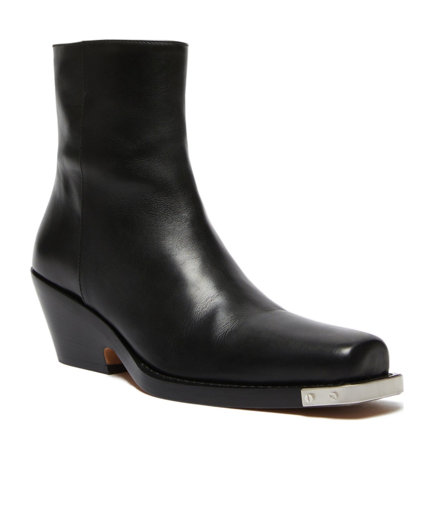 Sportmax Square-toed Short Boots In Black