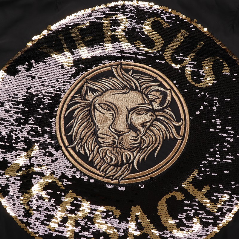 VERSUS LOGO DETAILS BASEBALL JACKET