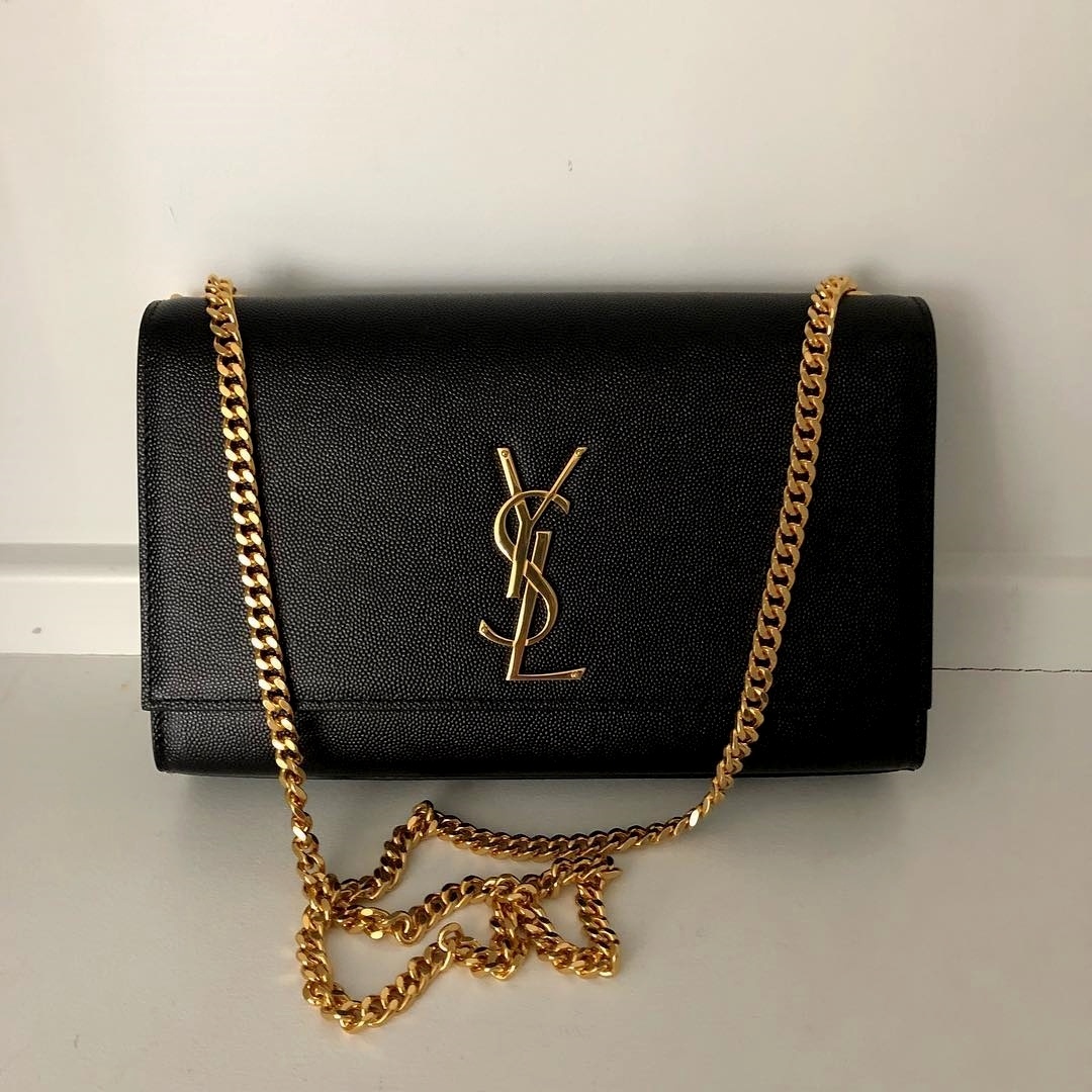 Saint Laurent Flip Shoulder Bag In Black