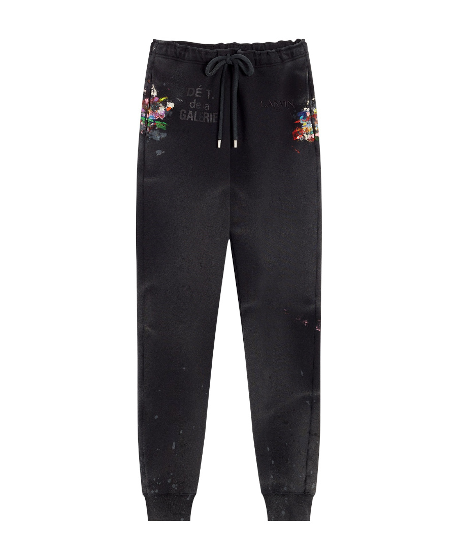 Lanvin Gallery Dept. X Logo Sweatpants In Black
