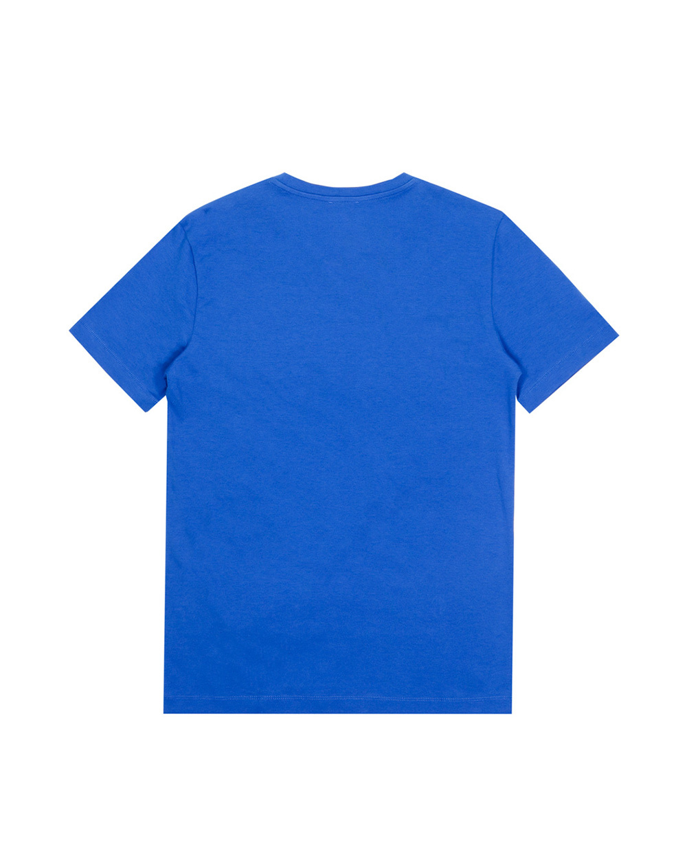 Ea7 Logo Printed Round Collar T-shirt In Blue