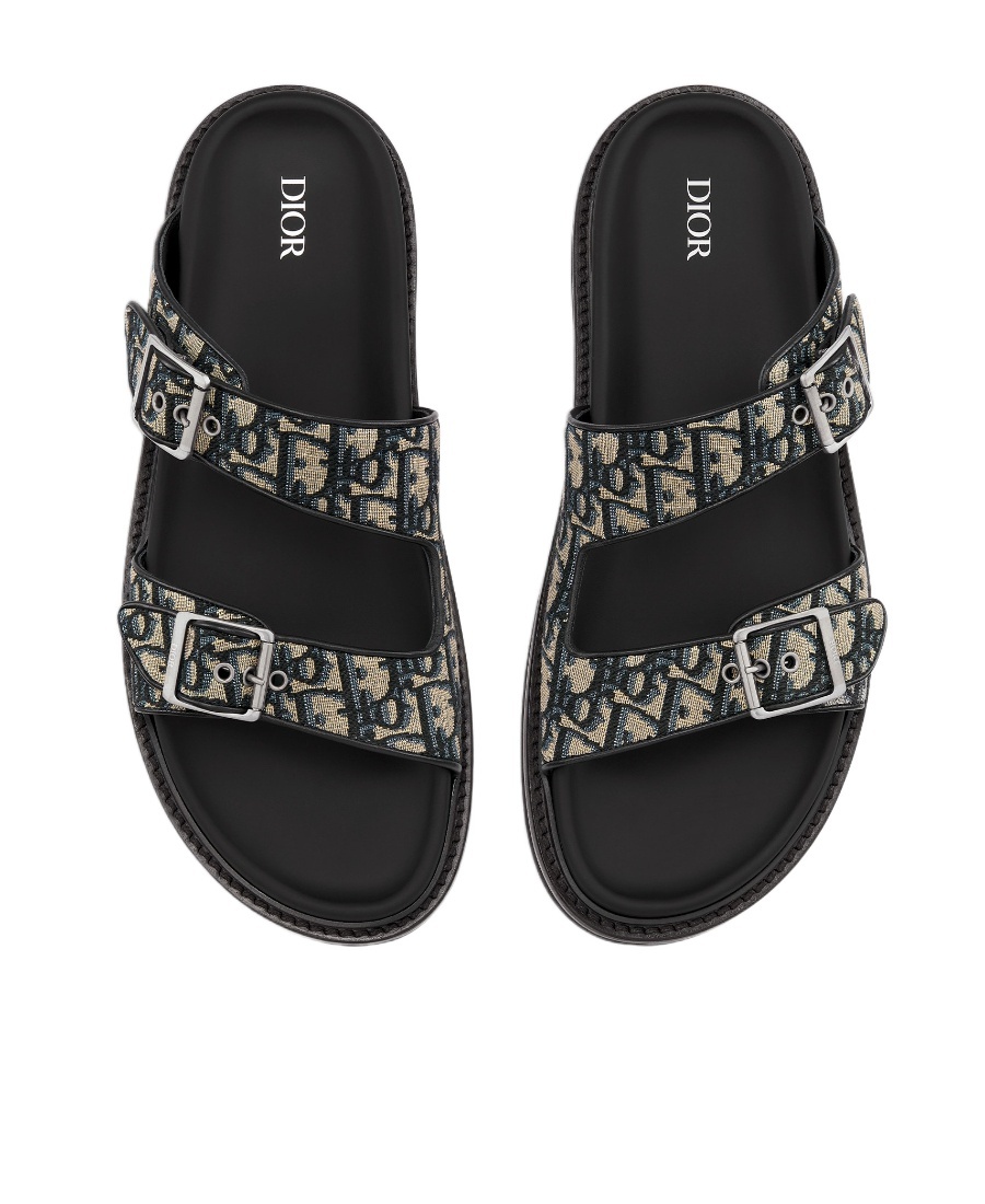 Dior Aqua Sandals In Black