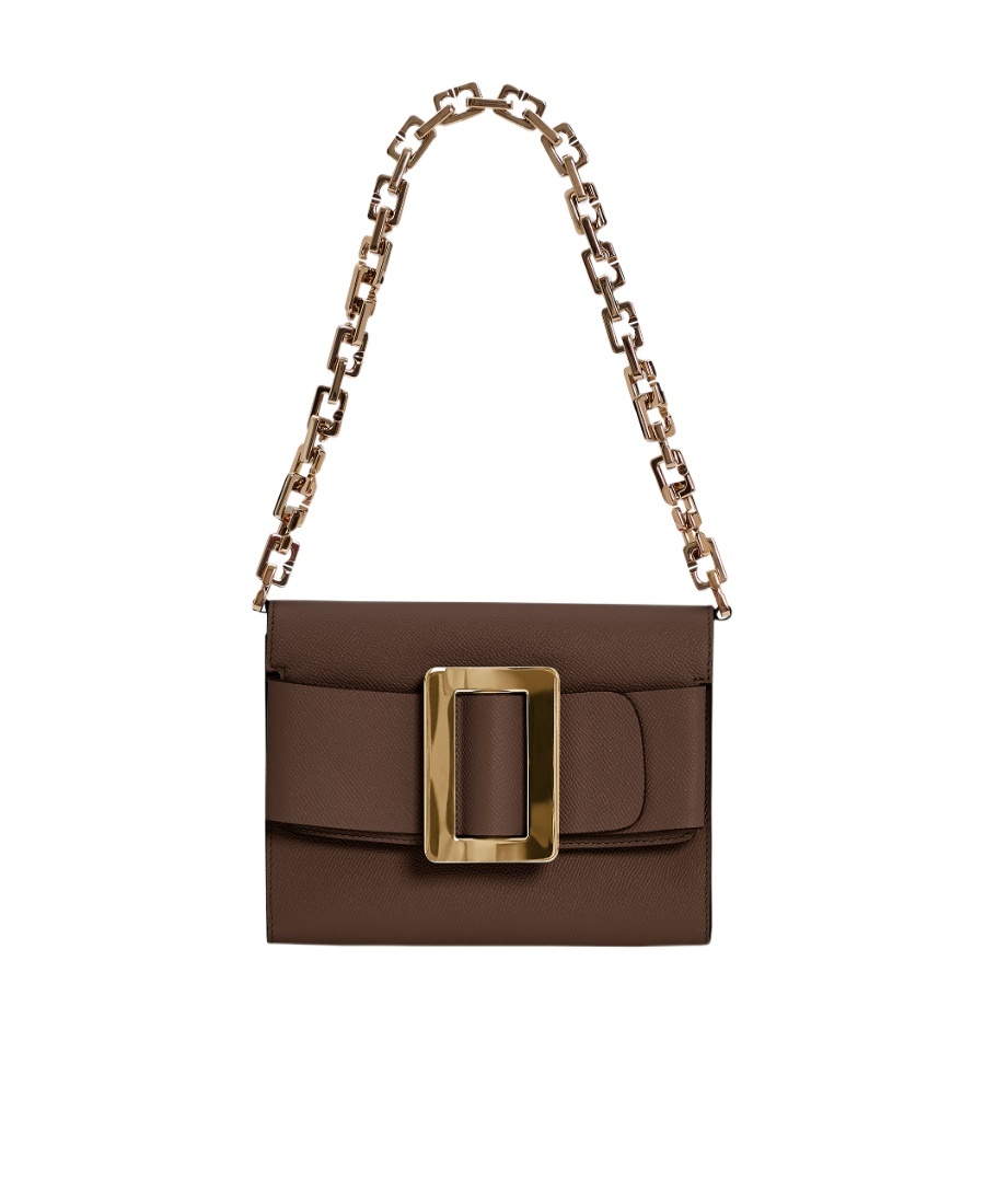 Boyy Chain Shoulder Bag In Brown