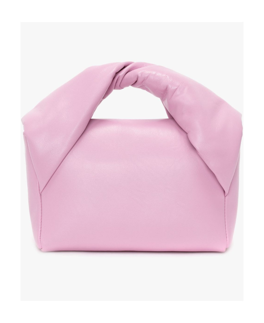Jw Anderson Medium Twister - Leather Top Handle Bag In Pink