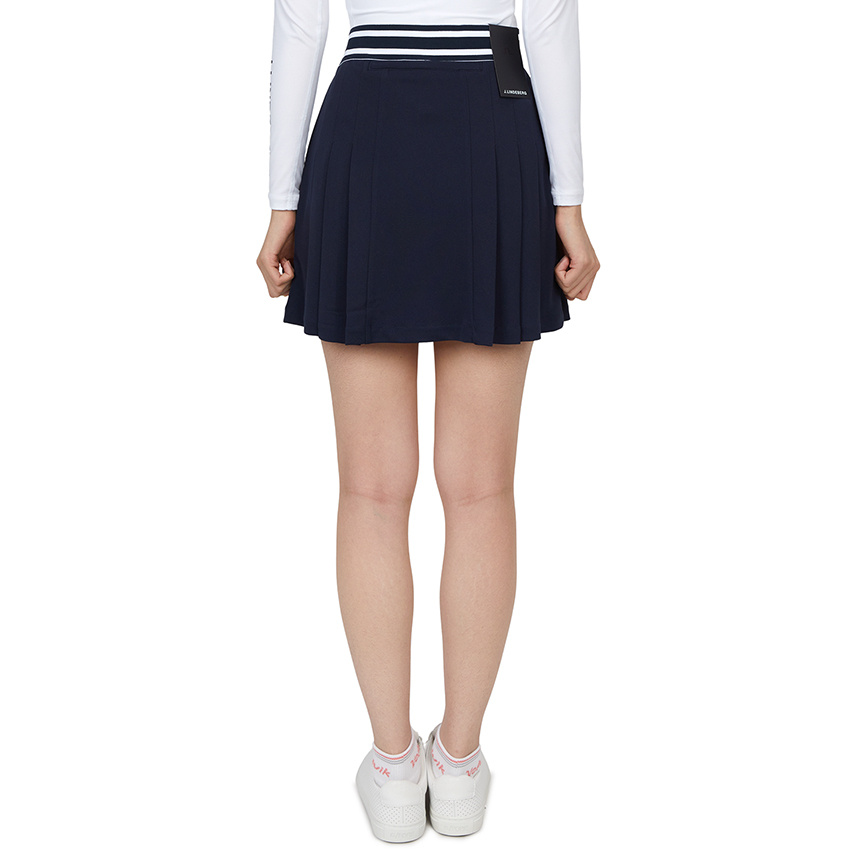 J. Lindeberg Logo Skirt In Blue