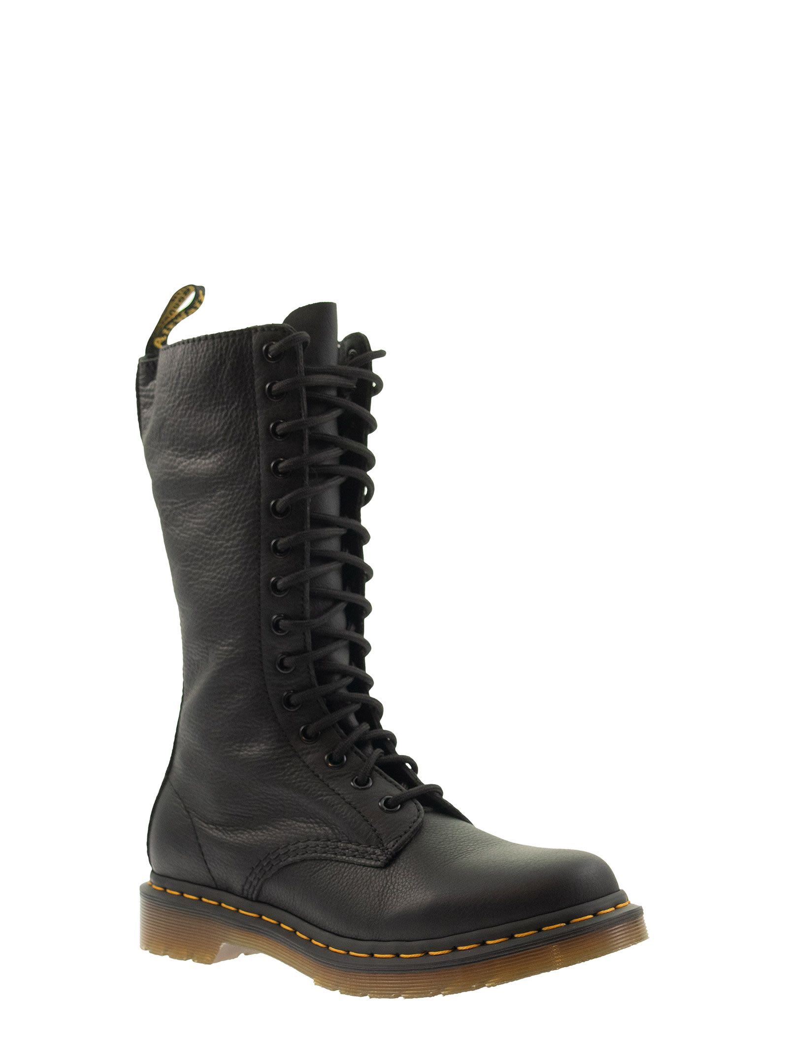 Dr. Martens 1b60 Bex Lace-up Leather Boots In Black