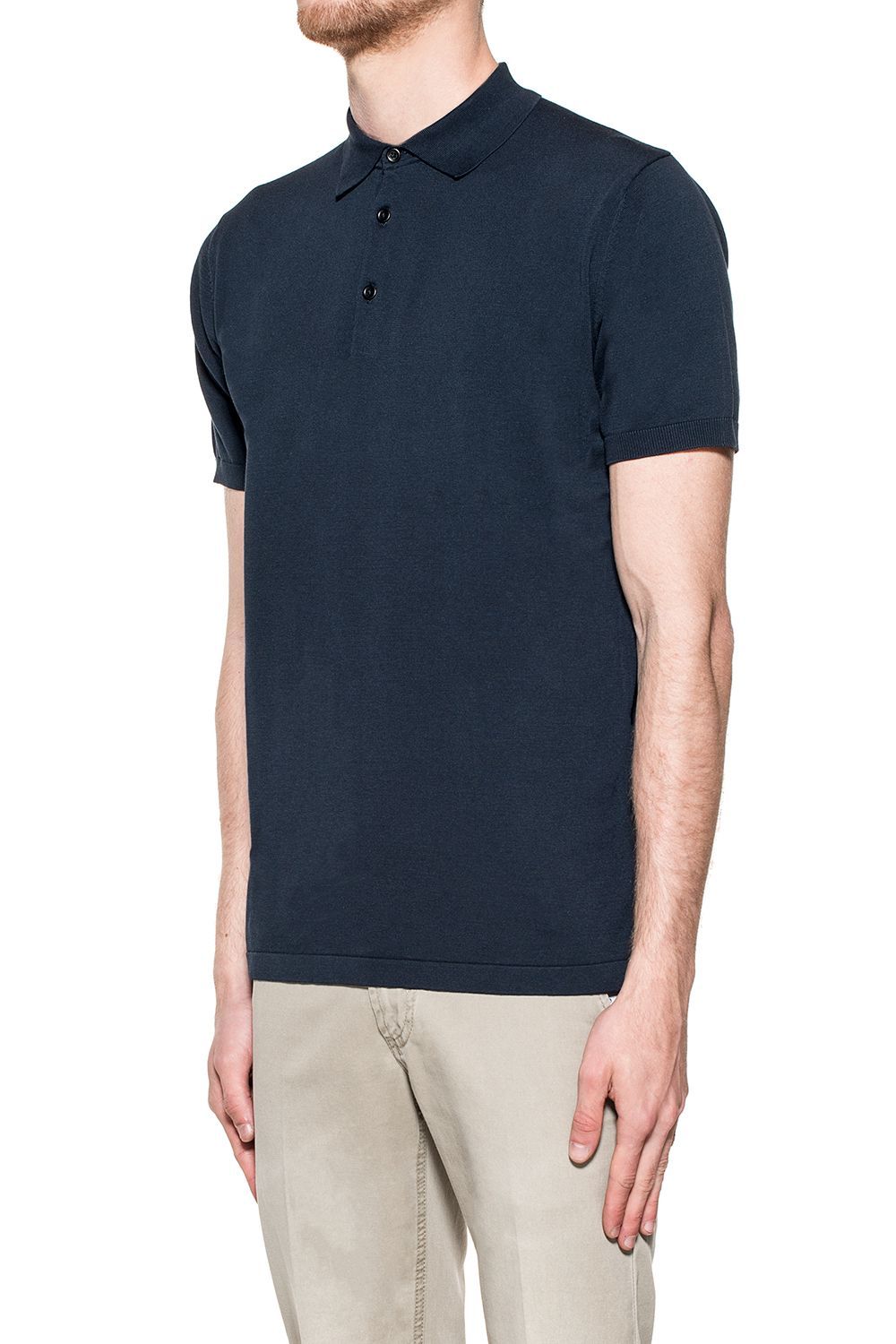 Shop Aspesi Classic Polo Shirt In Black