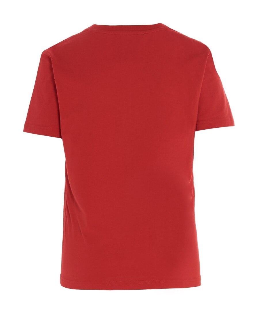 Moschino Embroidered Teddy Bear T-shirt In Red