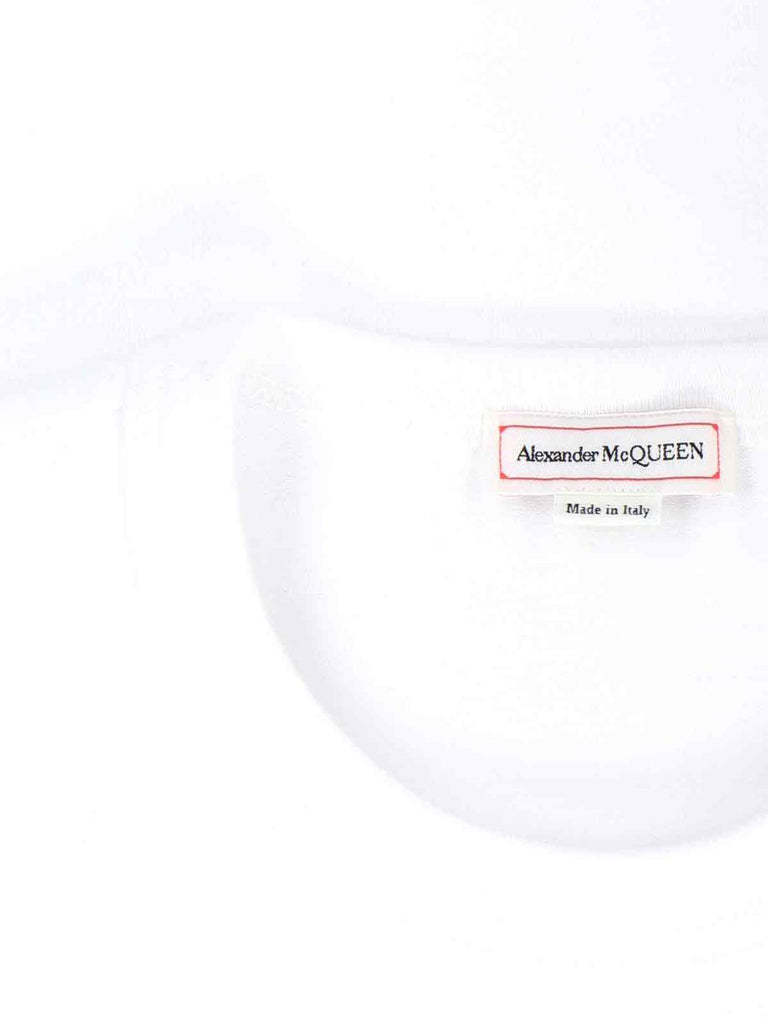 Alexander Mcqueen T-shirt Varsity In White