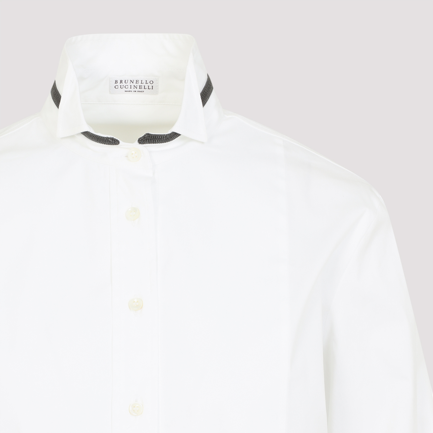 Brunello Cucinelli Long-sleeved Shirt In White
