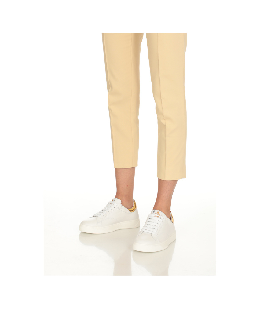 Shop Lanvin Ddb0 Leather Sneakers In White