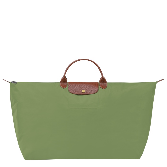 Longchamp Medium Le Pliage Original Luggage Bag In Brown