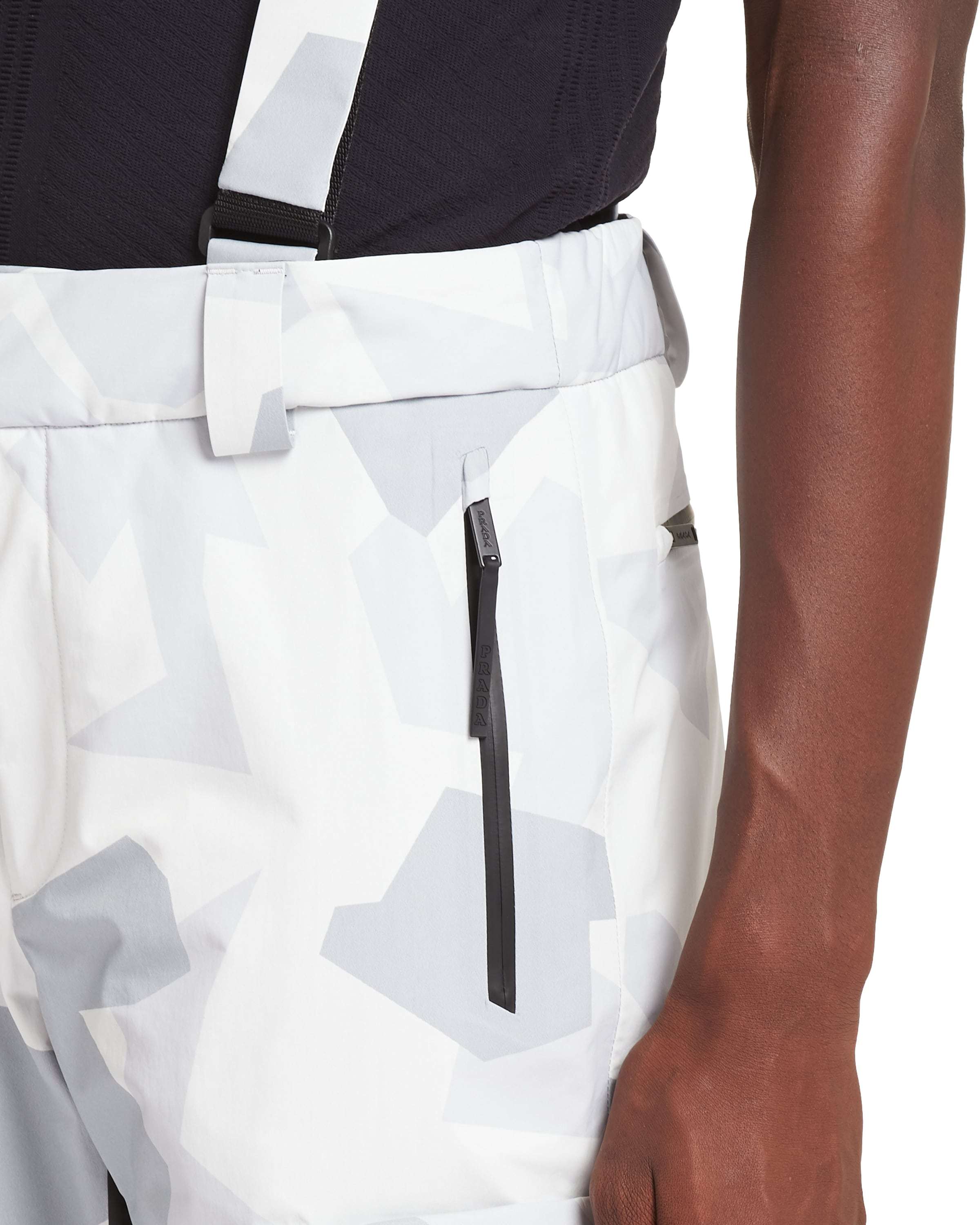 PRADA PRINTED TECHNICAL FABRIC SKI PANTS