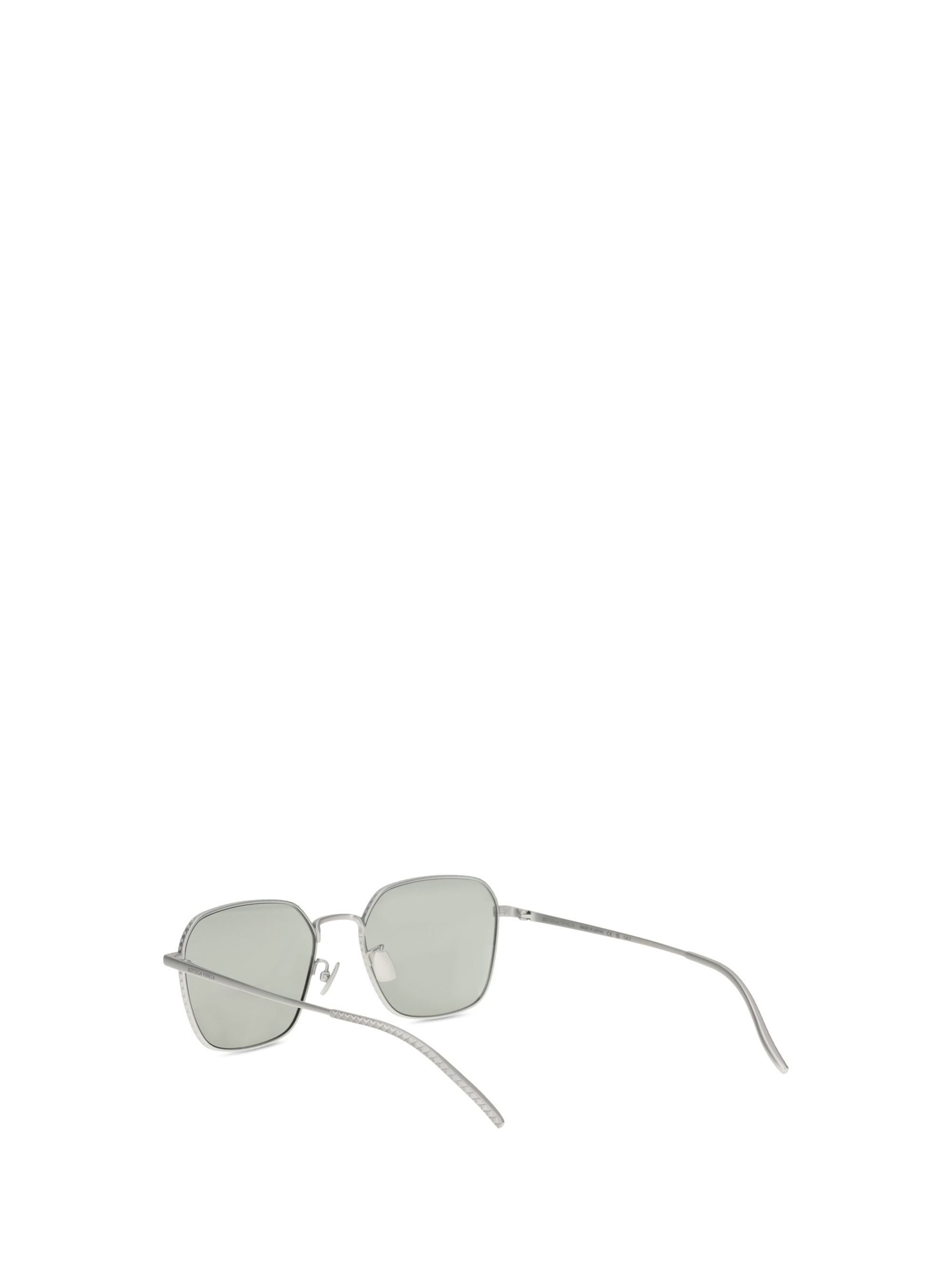 Bottega Veneta Full Frame Sunglasses In Silver