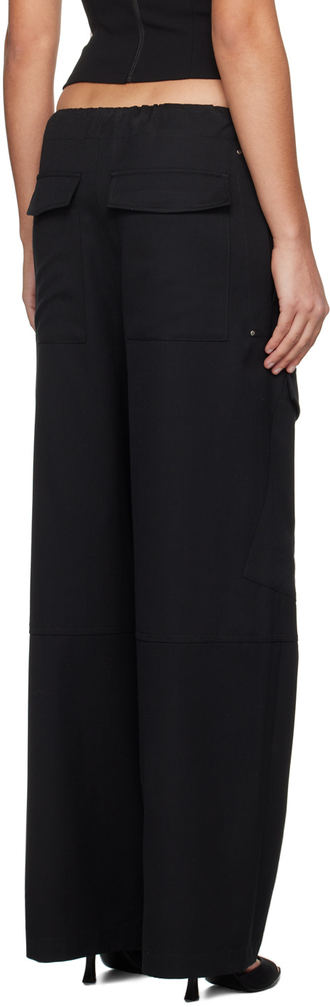 Paris Georgia Loose Casual Pants In Black