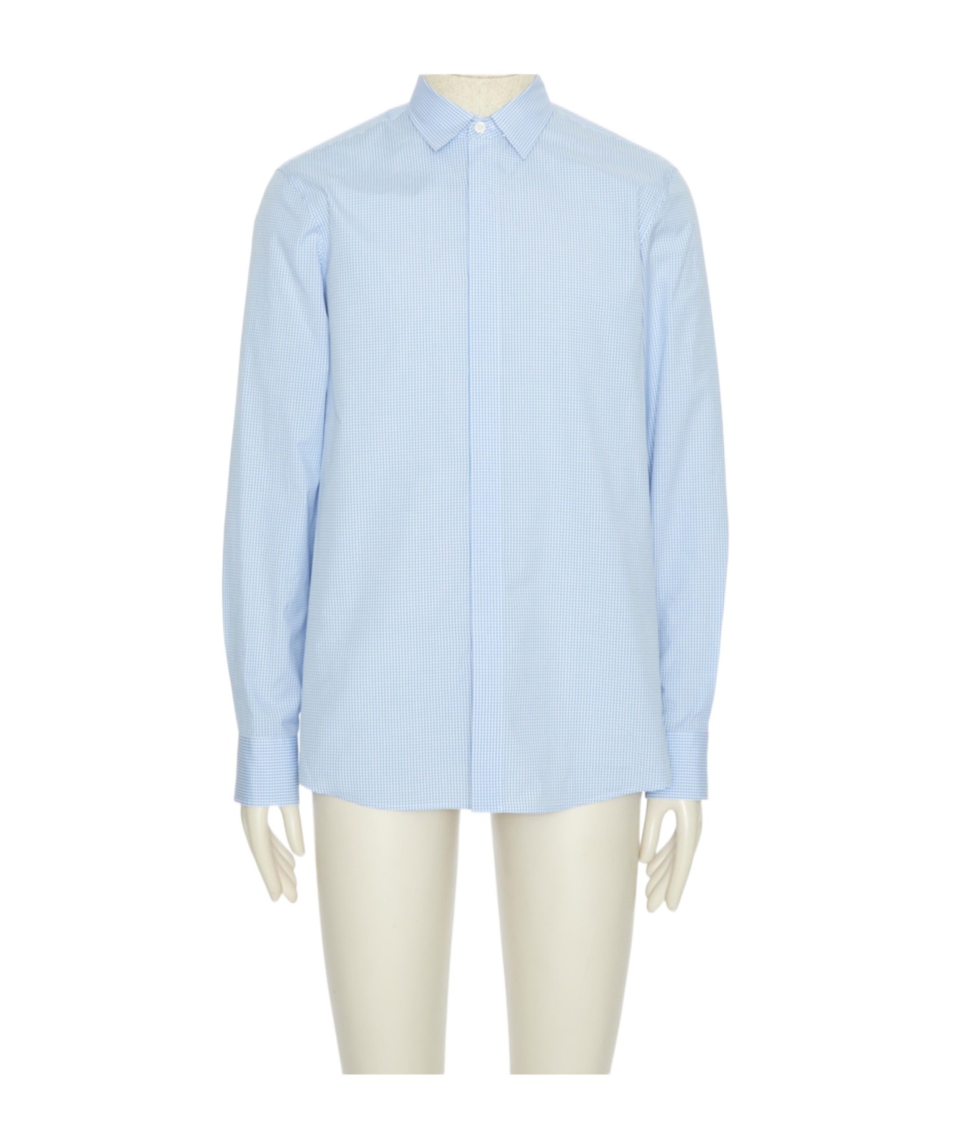 Valentino Long-sleeved Shirt In Blue