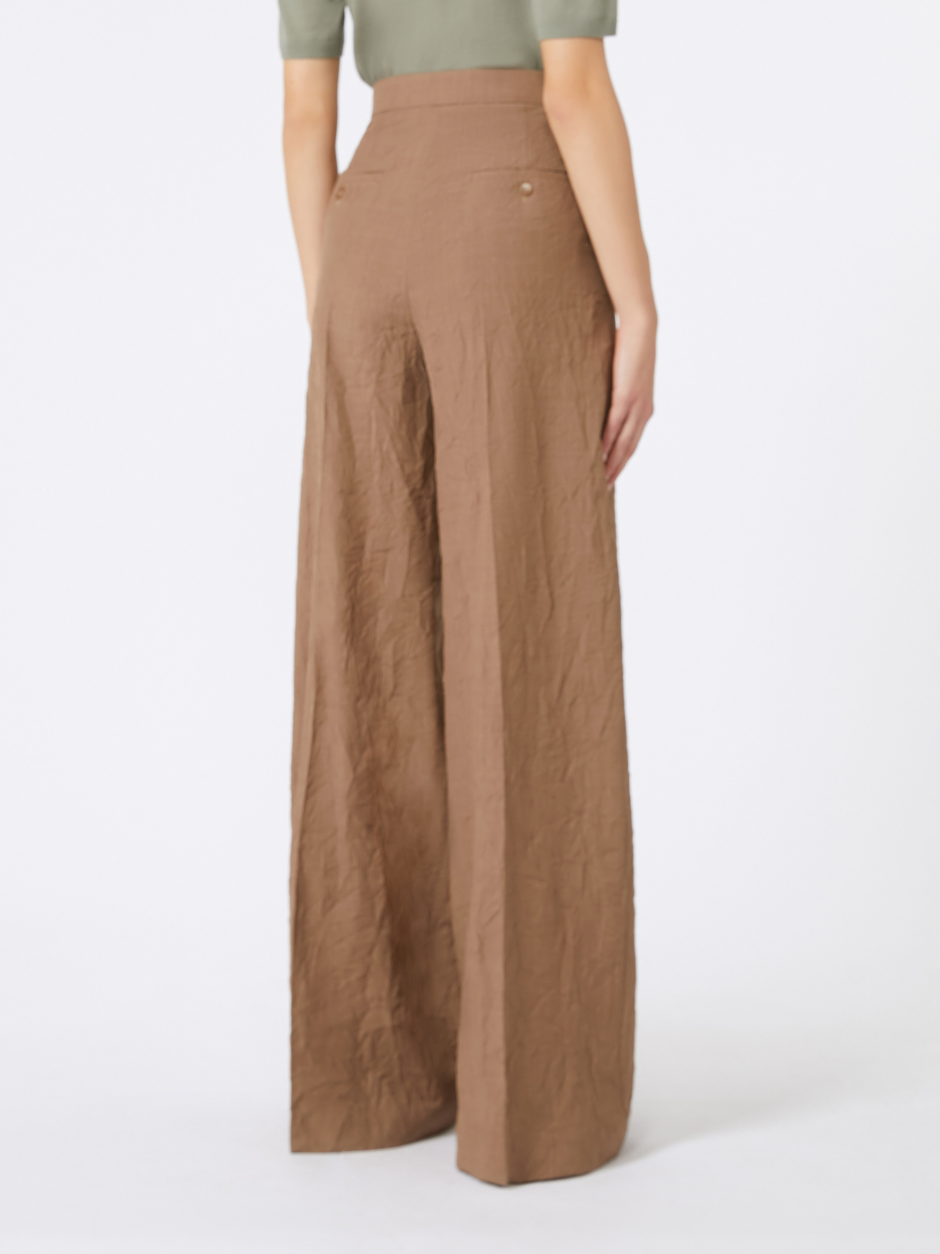Max Mara High-waist Trousers In Virgin Wool