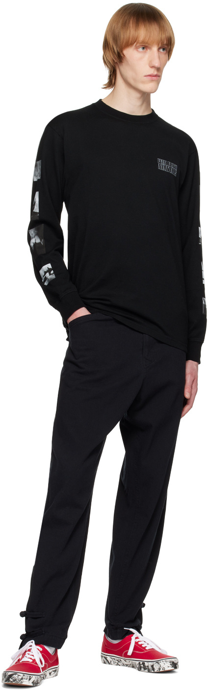 Undercover Graphic-print Long-sleeved Sweatshirt In Black