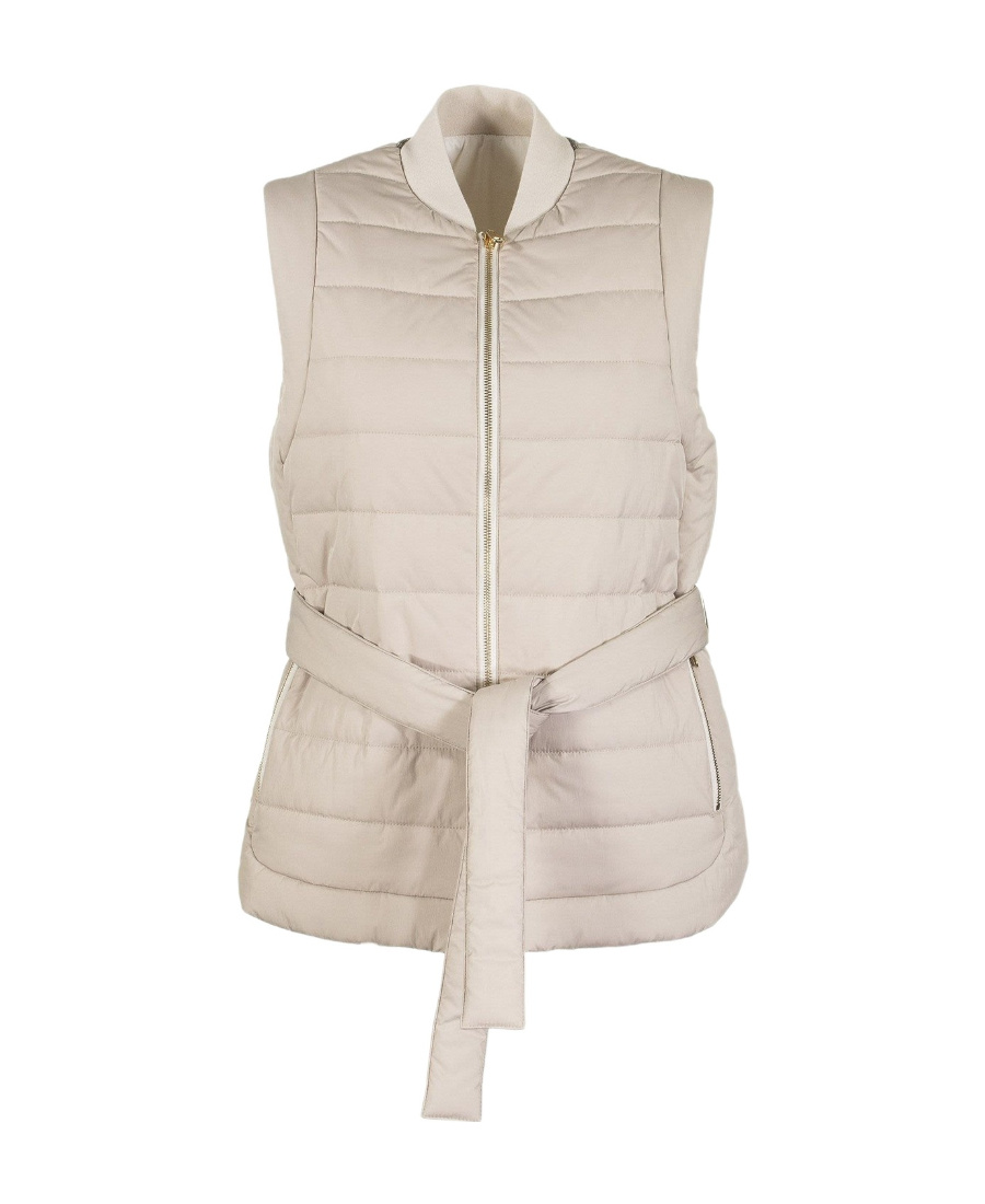 Brunello Cucinelli Women's Down Sleeveless Jacket In Nude