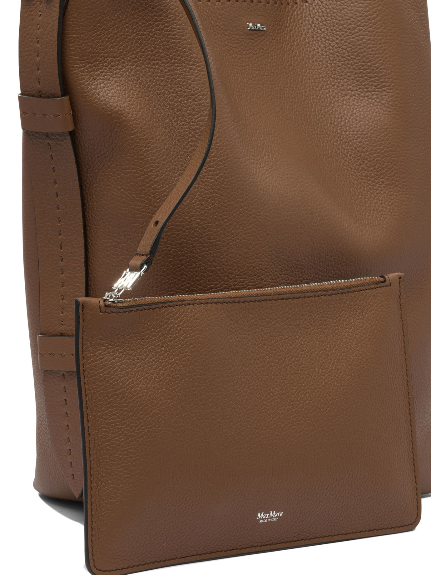 Max Mara Shoulder Bag With Handle In Green